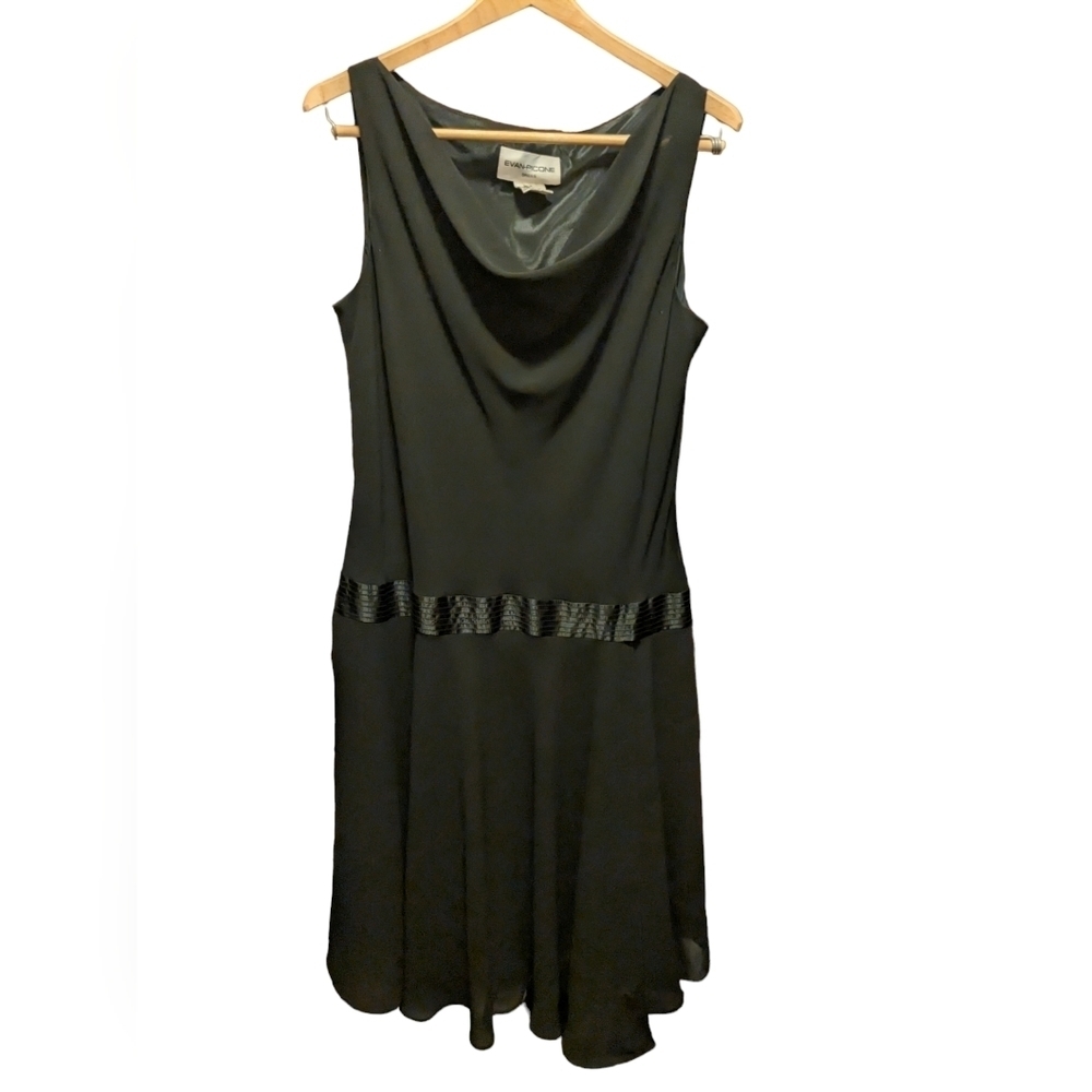 Evan Picone Little Black Dress Plus Size